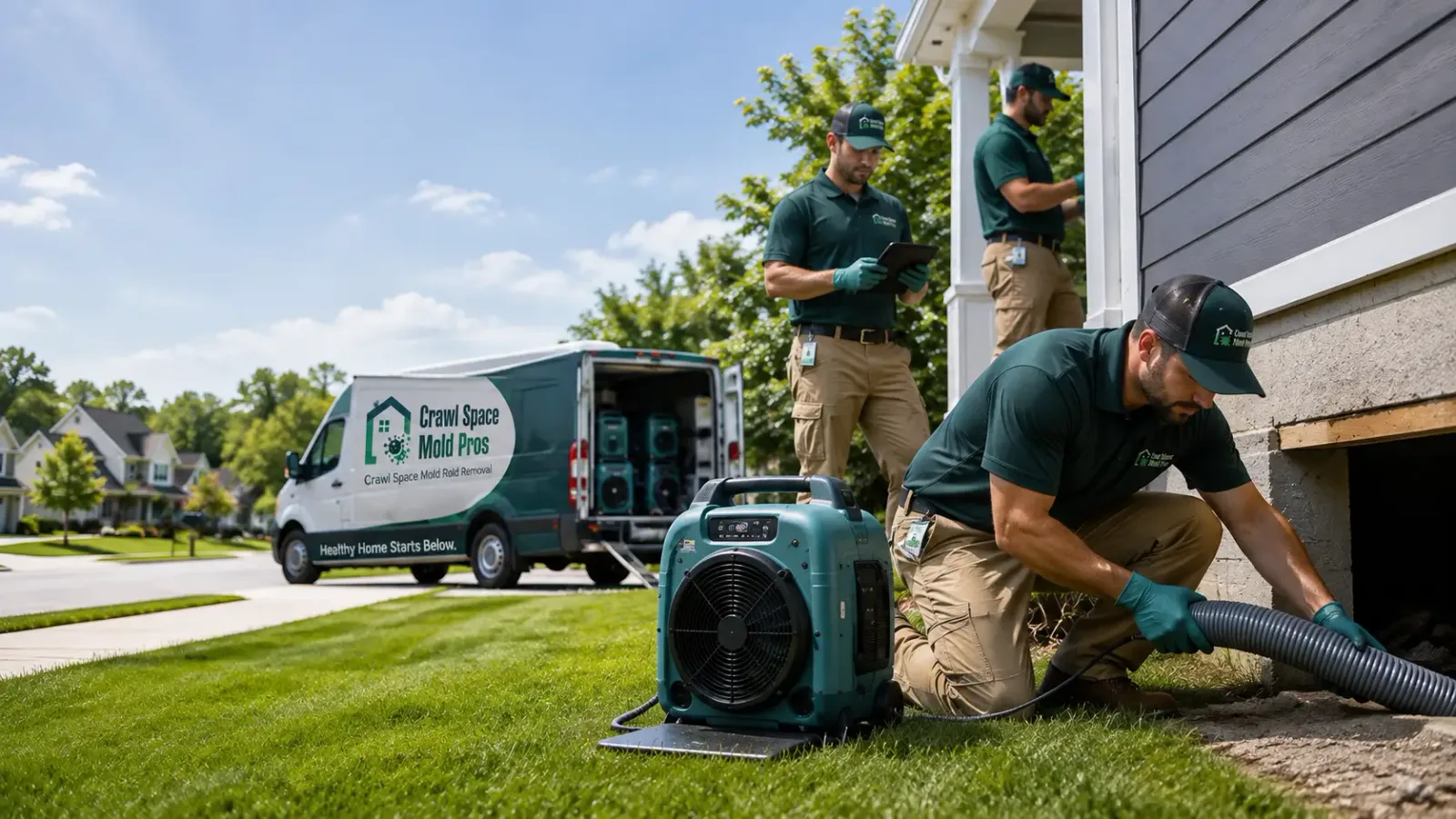 Crawl Space Mold Removal in Gaithersburg, MD